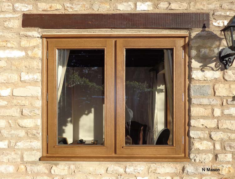 oak stormproof window